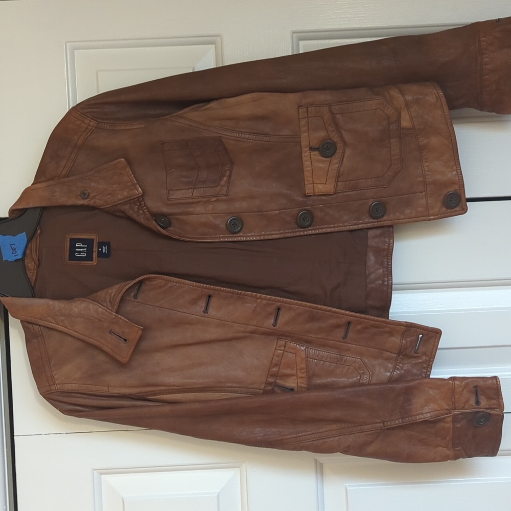 GAP Brown Leather Jacket
